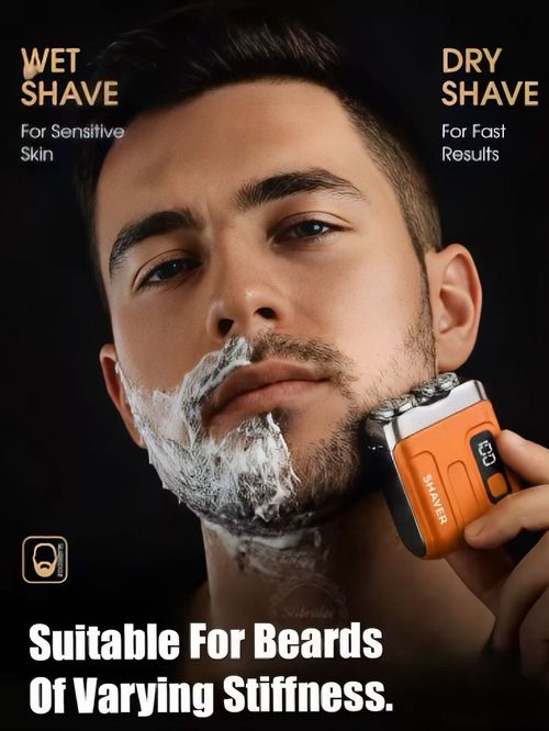 🔥Portable Mini Men's Electric Shaver – Compact & Rechargeable🧳