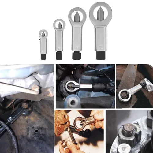 4-Piece Professional 9-27mm Rusted Nut Splitter Set