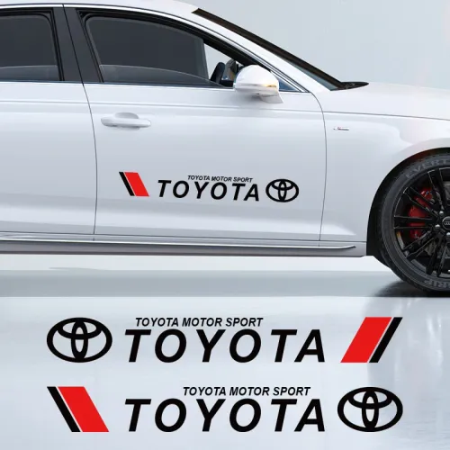 Car exterior annual inspection stickers Personalized reflective waterproof decal For Toyota Corolla Rav4 Auris Camry Yaris CHR