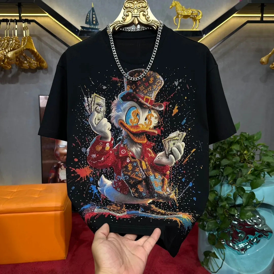 Men's Donald Duck Rhinestone T-shirt