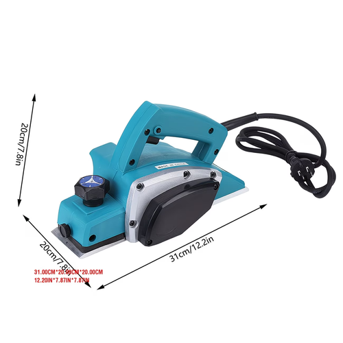 Electric Wood Planer Hand Held Woodworking Power Tool