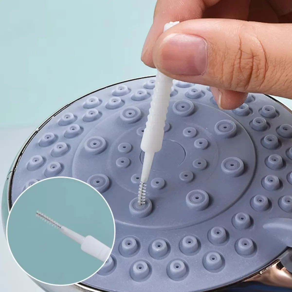 100Pcs Shower Head Cleaning Brush Micro Nylon Brush Pore Gap Hole Anti-clogging For Kitchen Toilet Phone Hole DIY Cleaning XXL