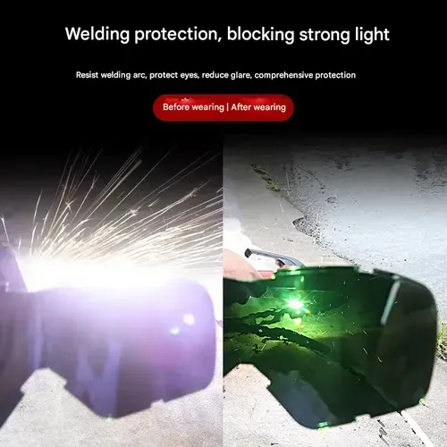 Newly upgraded fourth generation automatic light-changing welding mask