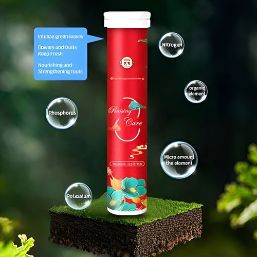 Organic long-lasting fertilizer in tablet form