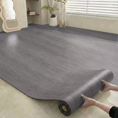 Decorative Moisture-proof Anti Fouling Self-adhesive Wallpaper Faux Wood Grain Background Wall Bedroom Kitchen Flooring Sticker