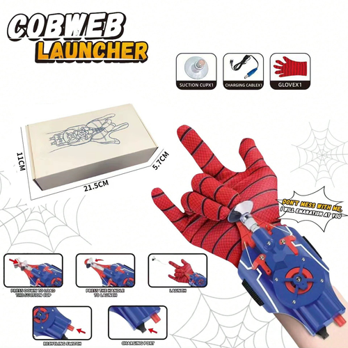 Marvel Legends Spiderman Web Shooters Toy Spider Man Wrist Launcher Cosplay Peter Parker Accessory Prop Gloves