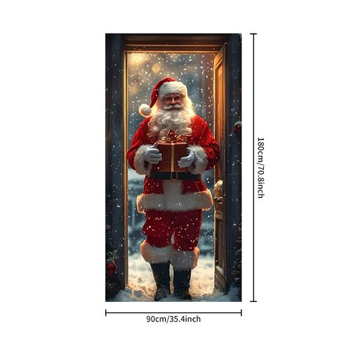 Santa Claus Party Decoration Banner Door Banner