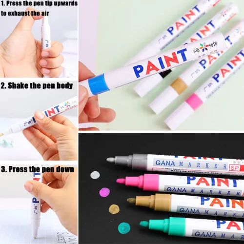 3PCS Car Scratch Repair Pen Auto Touch Up Paint Pen Fill Remover Vehicle Tyre Paint Marker Clear Kit for Car Styling Scratch Fix Care