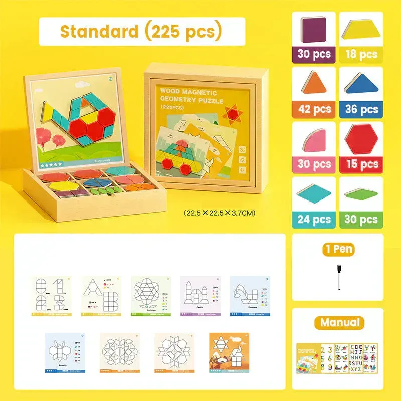 🔥Gift Recommendation: 50% off! 🎉 138 pieces magnetic wooden puzzle game, available in various styles.