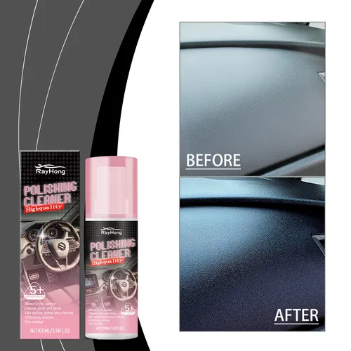 New Multifunctional Car Interior Care Wash Foam Leather Cleaner Spray Car Seat Interior Polishing Agent