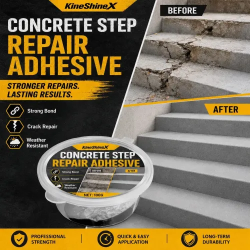 Concrete Step Repair Adhesive Cracks Filler Weatherproof Waterproof High Strength Strong Bonding For Walkway For Patios Garden