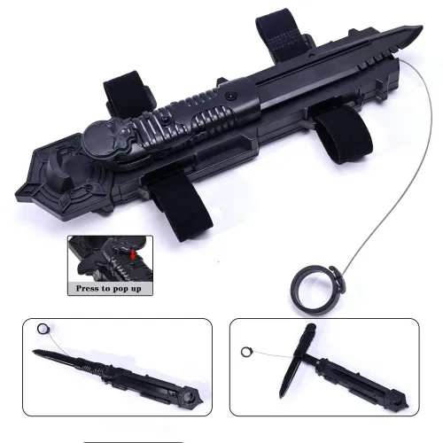 Assassin's Sleeve Sword Retractable Rotatable BladeToy Weapons Child Toy Interactive Cosplay Props Game Toy Birthday Party Gift