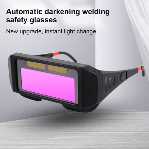 1pc Auto Darkening Welding Goggle Glasses - Advanced Automatic Light Change Technology for Enhanced Eyes Protection