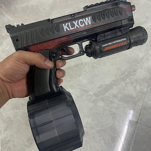 Electric Water Gun,Long Range Motorized Water Guns with Multifunctional Lighting Effects