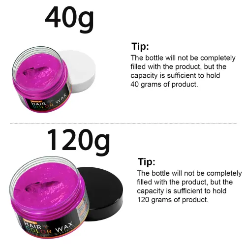 120g LargeCapacity Valentine's Day DIY Hair Coloring Clay  EasytoWash, Temporary Hair Color Cream a Hair Styling Product Suitable for Coloring Hair, Beards, and Eyebrows.