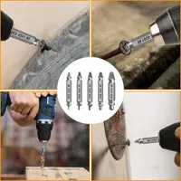 Stripped Broken Screw Remover, 6 Counts Set Easy Out Bolt Extractor