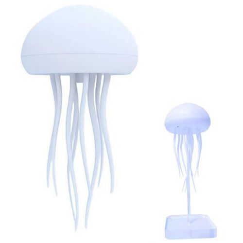 Dynamic Charging Jellyfish LED Night Light Colorful Voice Control Floating Decorative Table Lamp Relaxation