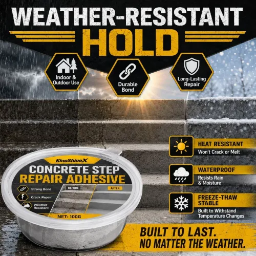Concrete Step Repair Adhesive Cracks Filler Weatherproof Waterproof High Strength Strong Bonding For Walkway For Patios Garden