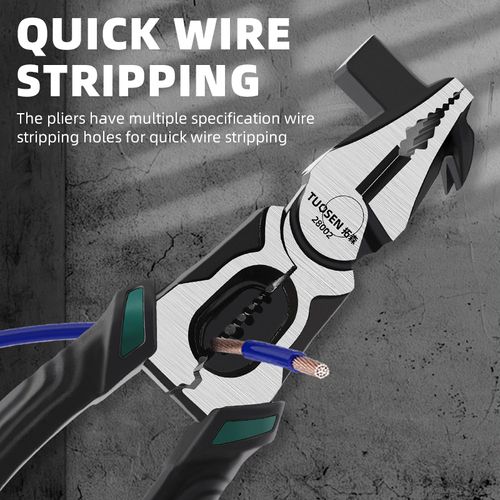 Multipurpose Long Nose Pliers Wire Crimper Cutter Heavy Duty Multifunctional Electrician Pliers for Crimping