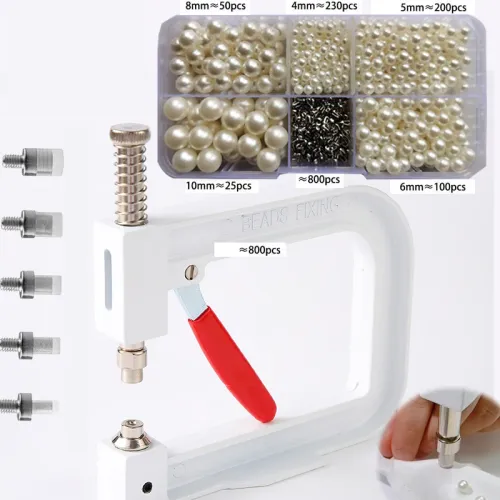 Handmade bead decoration machine, round bead rivets, hats, shoes, clothes, bags, skirts