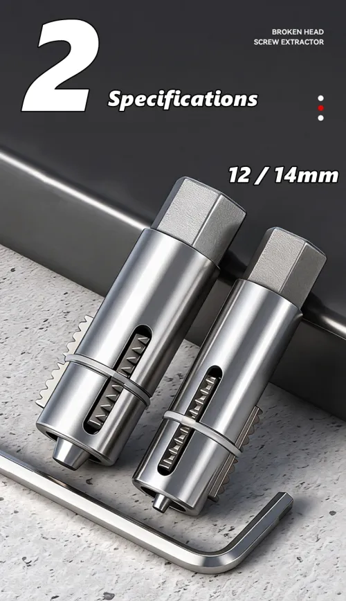 Faucet Angle Valves Broken Wire Extractor Set Damage Screw Extractor Remover For Plumbing Maintenance Pipe Thread Extractors