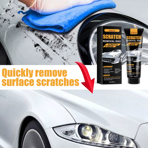 2pcs Car Scratch Removal Wax Kit Scratches Repair Polish Swirl Remover Anti Scratch Restore Shine Auto Body Paint Grinding Compound