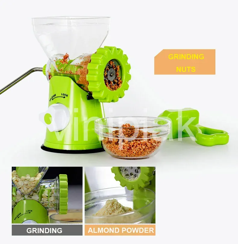 Multi-functional Manual Vegetable Grinder Food Masher Chopper Sausage Stuffer Beef Meat Mincer Kitchen Tool Processors