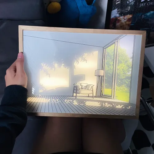 Sunset Mood Photo Frame Lamp