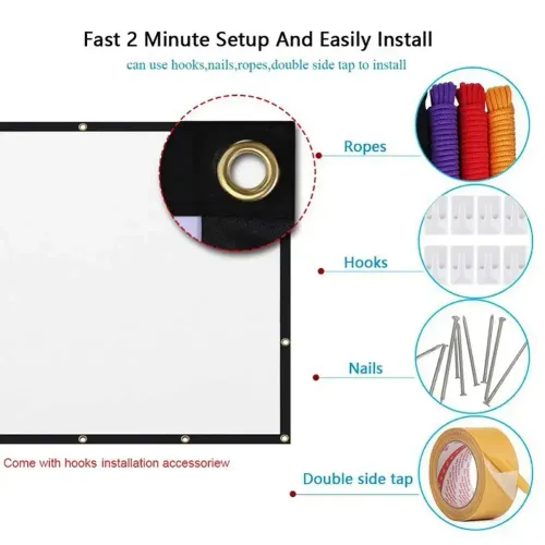 Curtain Wall Hanging Curtain Mobile Portable Bedroom Living Room Office Screen Projection Clot