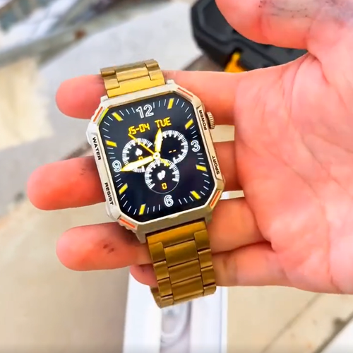 Sports smartwatch BT call fitness tracker 1.96-inch full touch screen smart men's bracelet ﻿