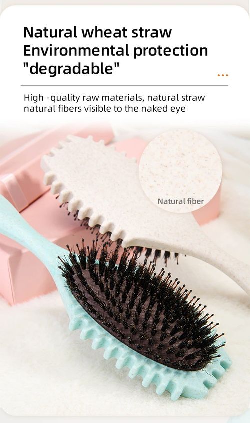 Curl Styling Tangled Boar Bristle Hair Comb Massage Comb Detangle Hair Styler Shaping Defining Salon Barber Styling Tool