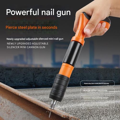 Manual nail gun, nails in one second