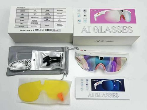 Shooting AI smart glasses 800W pixel photo and video recording Bluetooth music