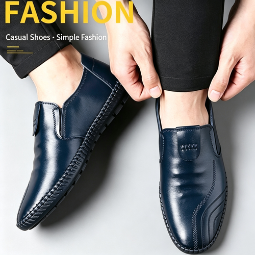 Formal leather shoes, business casual men's leather shoes
