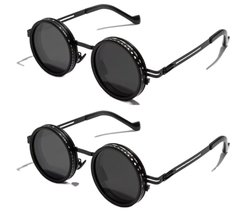 Adjustable Dimming Glasses ND Filter UV400 Polarized Sunglasses With Glasse Case 9 Level Fishing Sunglasses Outdoor