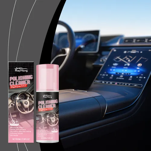 New Multifunctional Car Interior Care Wash Foam Leather Cleaner Spray Car Seat Interior Polishing Agent