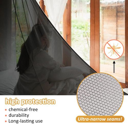 Installation free suspended mosquito net, encrypted and thickened