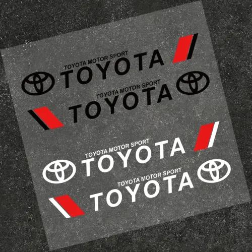 Car exterior annual inspection stickers Personalized reflective waterproof decal For Toyota Corolla Rav4 Auris Camry Yaris CHR
