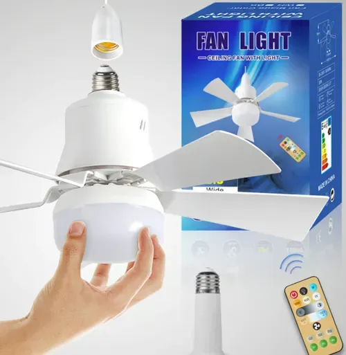 🔥LAST DAY 49% OFF🔥2-in-1 Socket Fan Light