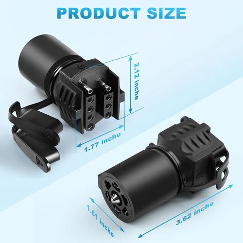 7-Pin to 4 5-Pin Trailer Adapter Plug