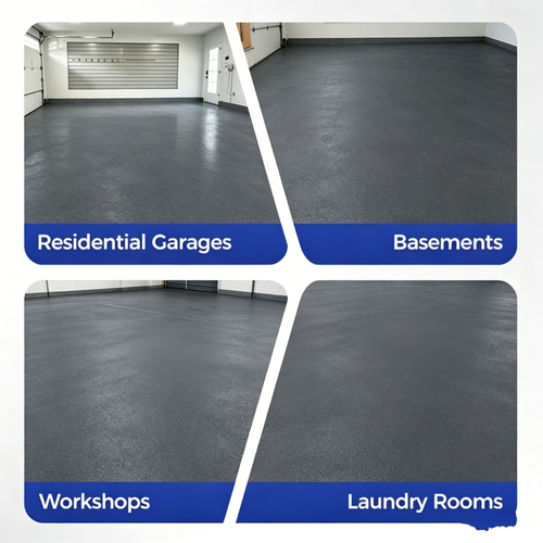 High-Gloss Marble Finish Epoxy Floor Coating 1kg per barrel