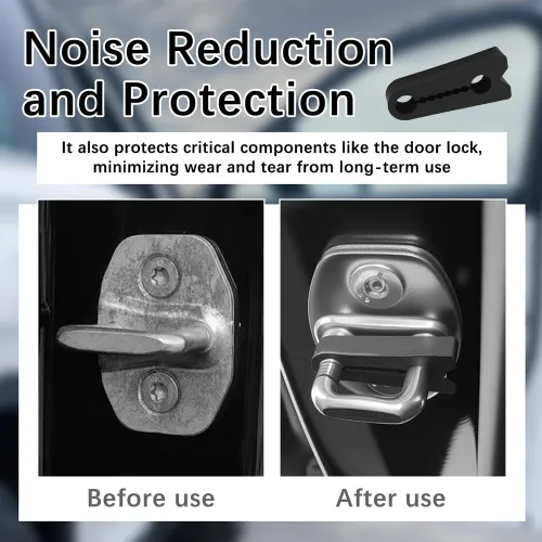 Car Door Shock Absorber Universal Car Door Buckle Soundproof Deadener Damper Cushion Anti-Vibration Buffer Pad