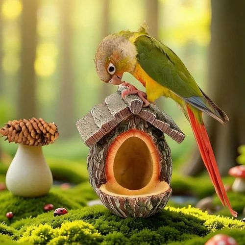 Outdoor bird feeder for garden decoration