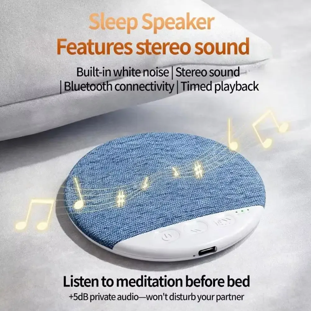 Under-Pillow Sleep Speaker BT 5.4White Noise Timer Shutdown for Living room bedroom decorations
