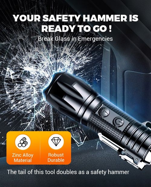 Multi-functional flashlight lighter
