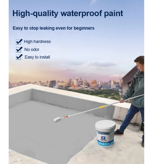 Roof Invisible Waterproof Coating Waterborne Polyurethane Roof Waterproofing Agent Powerful Leak Proof Sealant for Crack Repairs
