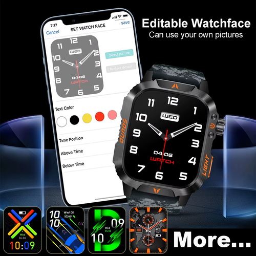 2026 New Military-Grade Men's Smartwatch