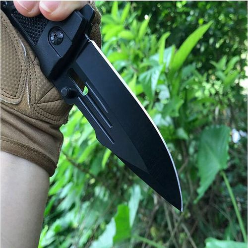 High hardness stainless steel folding knife self-defense tactical knife