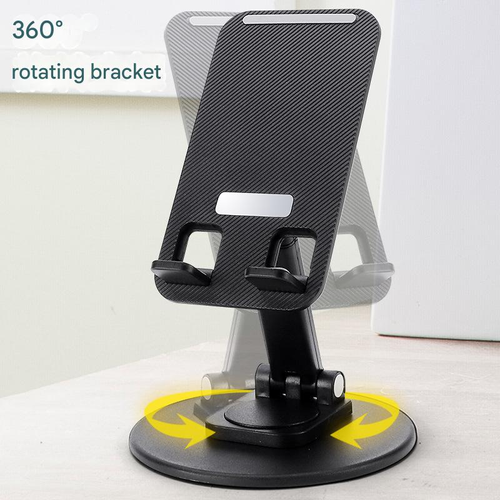 360 degree rotatable aluminum alloy phone stand and tablet stand, compatible with iPad