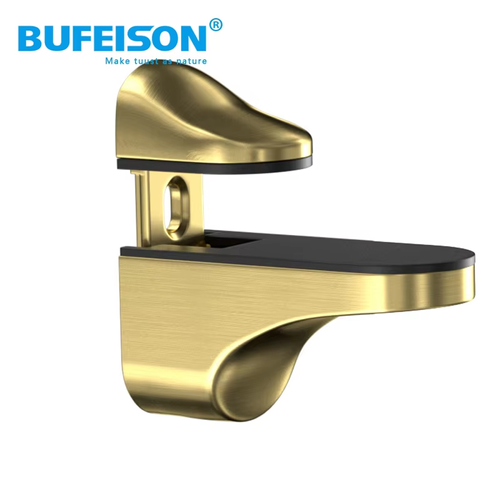 2PCS Zinc Alloy Glass Clamp Adjustable Shelf Clamp
